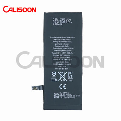 1715mAh vervangende batterijen voor Iphone 6 IPH 6s Mobiele telefoon LI ION batterij