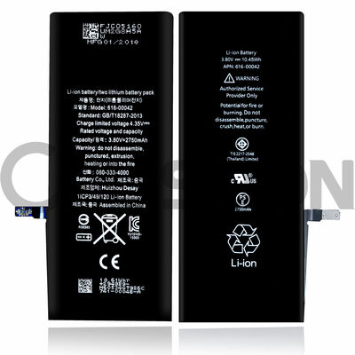 2750mAh OEM-batterij vervanging voor Iphone 6 Plus FCC-certificaat