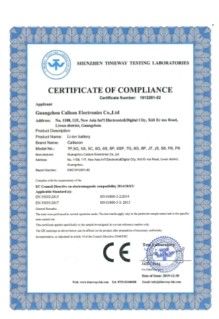 China Guangzhou Yoodertumn Electronics Co., Ltd certificaten